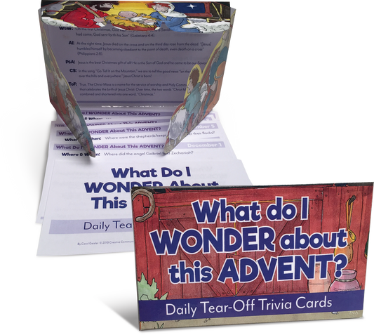 What Do I Wonder About This Advent? Tear-Off Trivia Cards